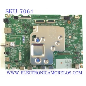 MAIN PARA SMART TV LG 4K RESOLUCION (3840 x2160) UHD / NUMERO DE PARTE EBT66984401 / EAX69763505 / 66984401 / BUS66984401 / RU24L6A16L / DISPLAY LC860DQR(SP)(A1) / MODELO 86UQ8000AUB.BUSYLKR